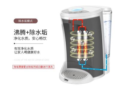 艾美特 即热式饮水机 速热迷你桌面饮水机台式家用 5秒速热开水机冲奶机 智能控温 S2539D